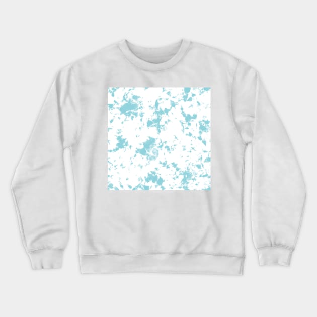 Pool blue and white sky - Tie-Dye Shibori Texture Crewneck Sweatshirt by marufemia
